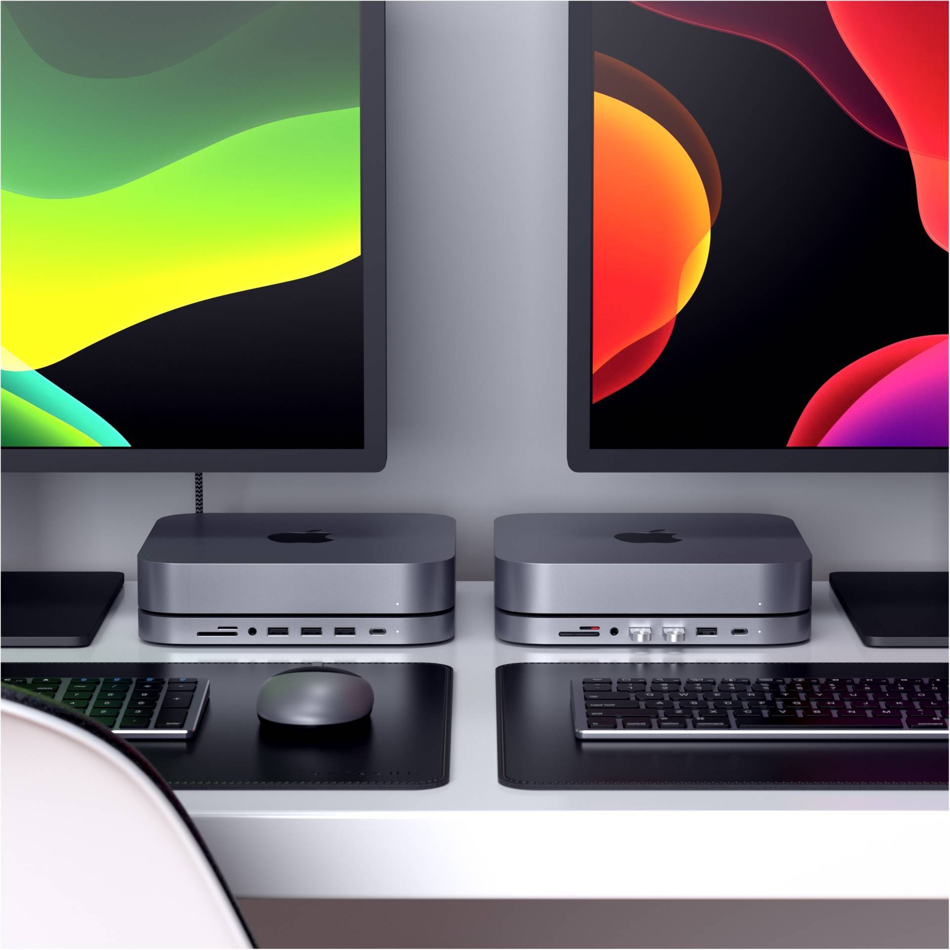 ST-ABHFM Type-C Aluminium Stand & Hub - Dockingstation - USB-C - für Apple Mac m-16