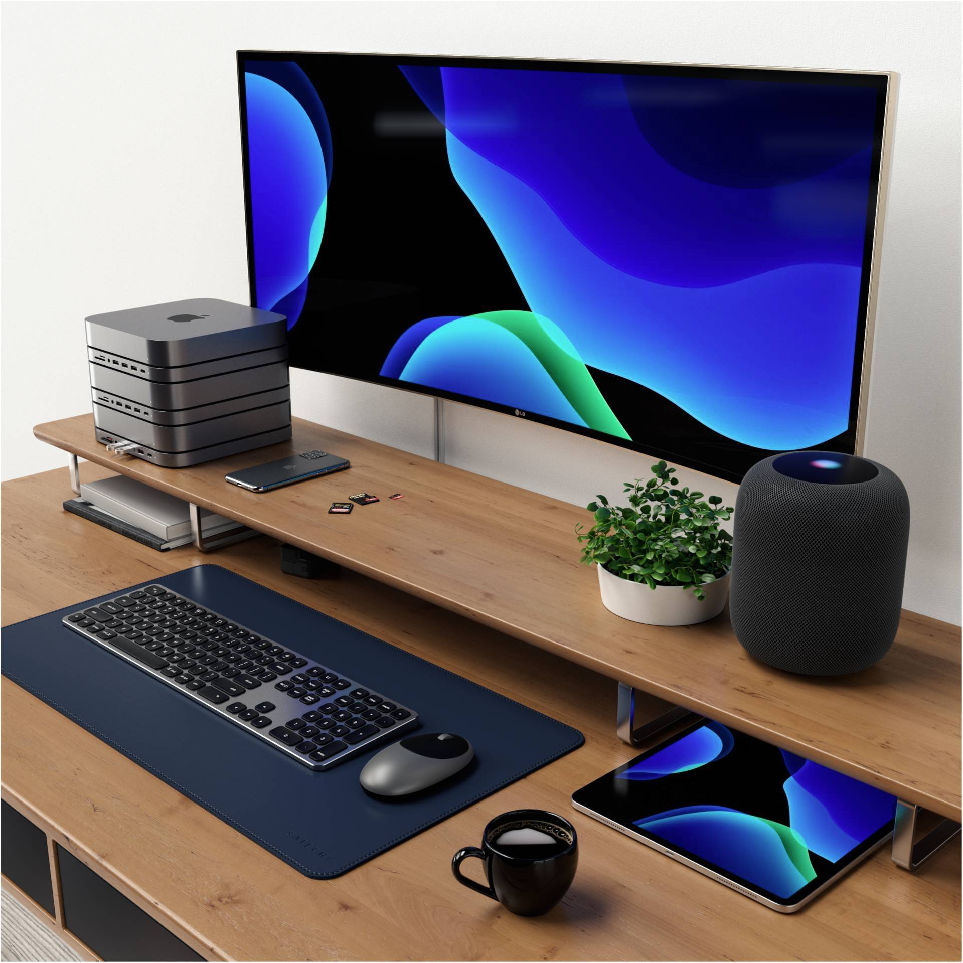 ST-ABHFM Type-C Aluminium Stand & Hub - Dockingstation - USB-C - für Apple Mac m-20