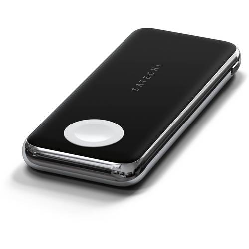 Satechi Quatro Wireless Powerbank 10000 mAh Qi Wireless Charging USB-A, USB-C® Schwarz