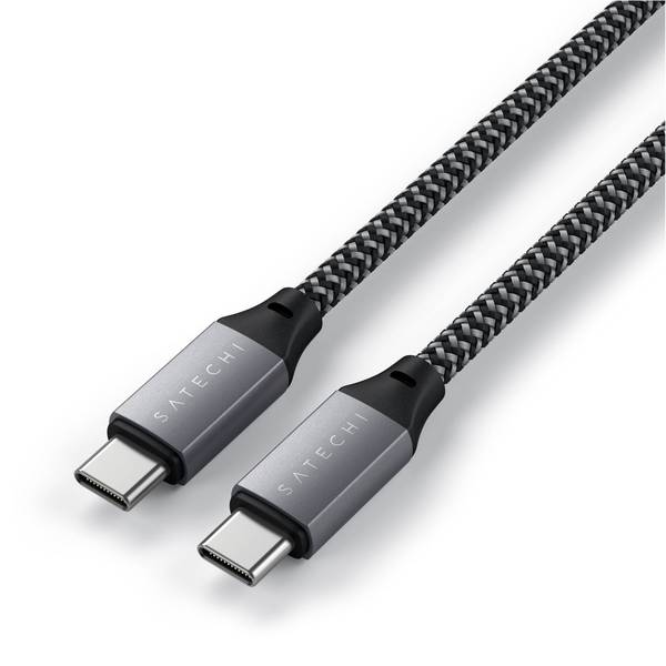 Satechi USB-C® Kabel  USB 2.0 USB-C® Stecker 0.25 m Anthrazit  ST-TCC10M