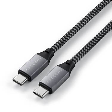 Satechi USB-C® Kabel  USB 2.0 USB-C® Stecker 0.25 m Anthrazit  ST-TCC10M