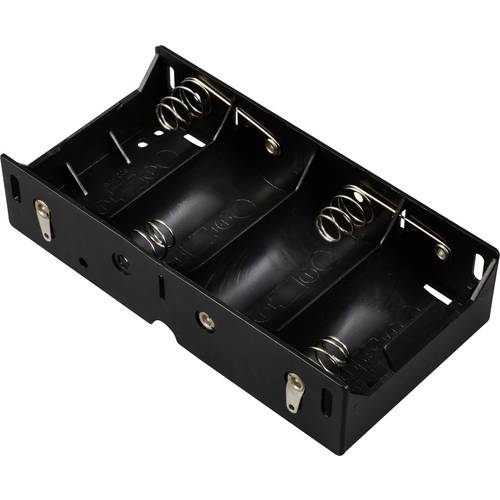 TRU COMPONENTS TC-13220484 Batteriehalter 4x Mono (D) Lötanschluss (L x B x H) 140 x 72 x 31 mm