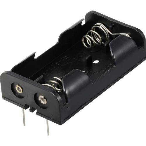 TRU COMPONENTS TC-13220528 Batteriehalter 2x Mignon (AA) Kontaktpole (L x B x H) 59 x 33 x 15 mm