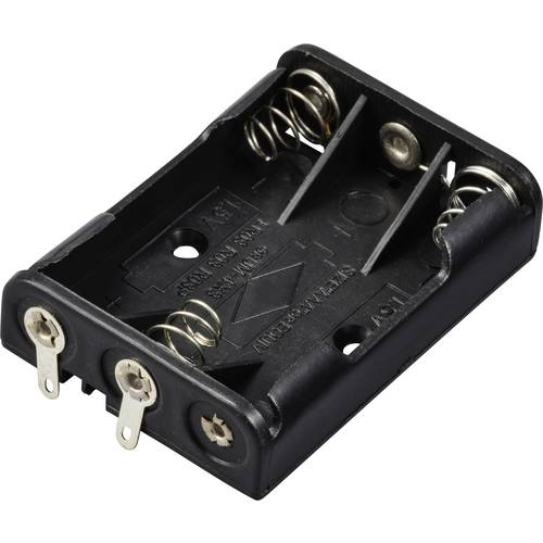 TRU COMPONENTS TC-13220576 Batteriehalter 3x Micro (AAA) Lötanschluss (L x B x H) 52 x 37 x 13 mm