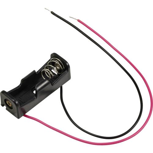 TRU COMPONENTS TC-13220652 Batteriehalter 1x Lady (N) Kabel (L x B x H) 36 x 13 x 12 mm