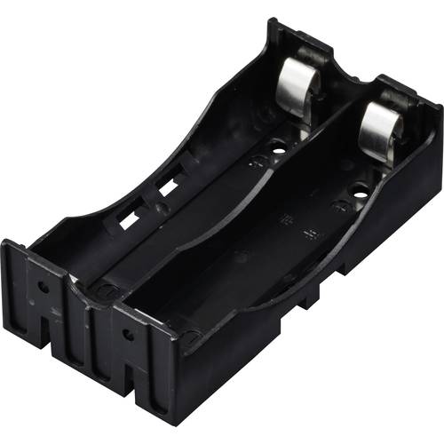 TRU COMPONENTS TC-13220704 Batteriehalter 2x 18650 Kontaktpole (L x B x H) 78 x 40 x 21 mm