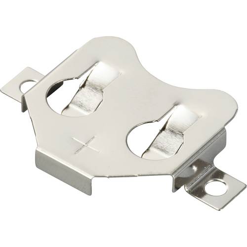 TRU COMPONENTS TC-13220728 Knopfzellenhalter 1x CR 2016, CR 2020, CR 2025, CR 2032 Federkontakt (L x B x H) 30.5 x 19.8 ...