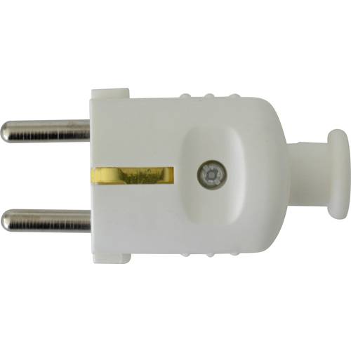 N & L 18386 Schutzkontaktstecker Kunststoff 230 V Weiß