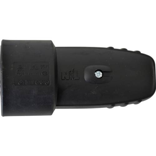 Thumbnail - N & L 11390 Schutzkontaktkupplung Gummi 230 V Schwarz IP20