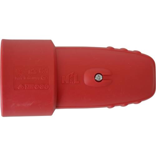 N & L 17132 Schutzkontaktkupplung Gummi 230 V Rot IP20