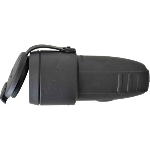 N & L 17031 Schutzkontaktkupplung Gummi 230 V Schwarz IP44