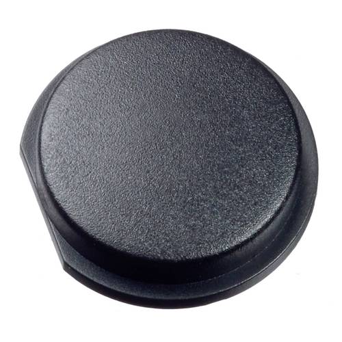 MEC 10U09 10U Series Abdeckkappe rund Schwarz 1 St.