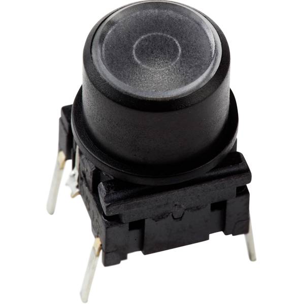 MEC 1FS091 1FS Series Abdeckkappe rund Schwarz 1 St.