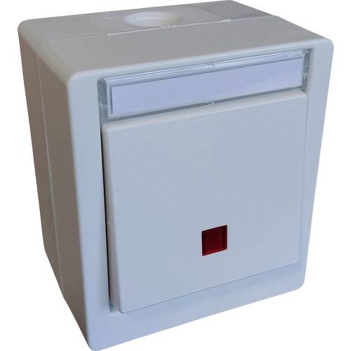 N & L 27715 Kontrollschalter Komplett Aufputz Weiß 1 St.