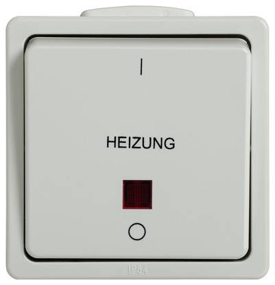 N & L 28387 Heizungs-Notschalter Komplett Aufputz Weiß 1 St.