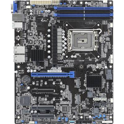 'Nahaufnahme einer Computer-Motherboard, zeigt Steckplätze, Chips und Anschlussmöglichkeiten, die Hardwareverbindungen ermöglichen.'