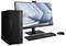 Ein Desktop-Computer mit Bildschirm, Maus und Tastatur; der Monitor zeigt das Logo 'ASUS ExpertCenter'.