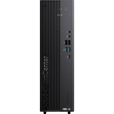 Ein schwarzer PC-Tower mit mehreren USB-Anschlüssen, Audiobuchsen und einem Netzschalter an der Vorderseite.