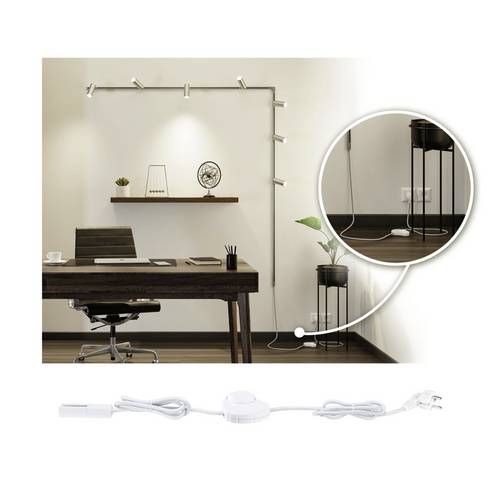 Thumbnail - Paulmann 95658 Hochvolt-Schienensystem-Komponente Einspeiser Chrom (matt)