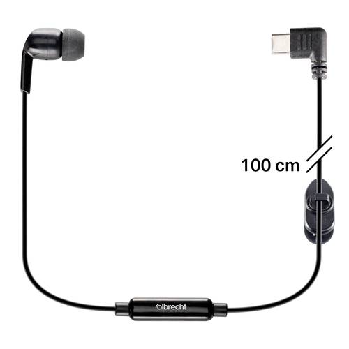 Thumbnail - Albrecht Tectalk biz 1m Ohrhörer 29656.01