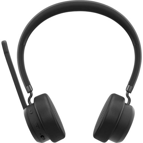 Lenovo Wireless VoIP On Ear Headset Bluetooth® Stereo Schwarz Mikrofon-Rauschunterdrückung Headset, Mikrofon-Stummschalt...