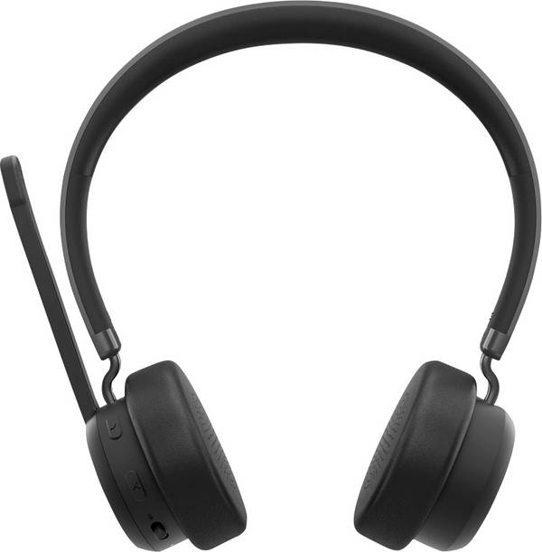 Lenovo Wireless VoIP On Ear Headset Bluetooth® Stereo Schwarz Mikrofon-Rauschunterdrückung Headset, Mikrofon-Stummschaltung, Lautstärkeregelung Computer
