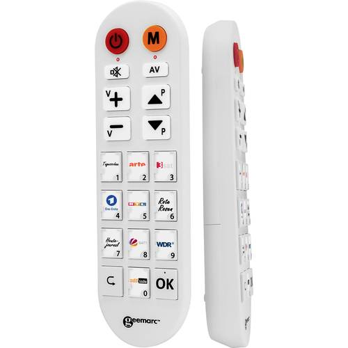 Geemarc TV PHOTO100 Fernbedienung Weiß