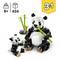 LEGO-Set '3 in 1' mit zwei Panda-Modellen, einem sitzenden großen und einem kleinen Panda mit Bambus. Geeignet für Kinder ab 8 Jahren. 626 Teile.