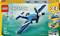 LEGO Creator 3-in-1 Set mit Flugzeug, Hubschrauber und Jet. Enthält 178 Teile. Geeignet ab 7 Jahren. Propellerflugzeug im Vordergrund.