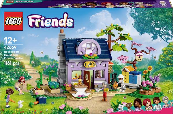 LEGO - 42669 Friends Haus und Blumengarten der Imker