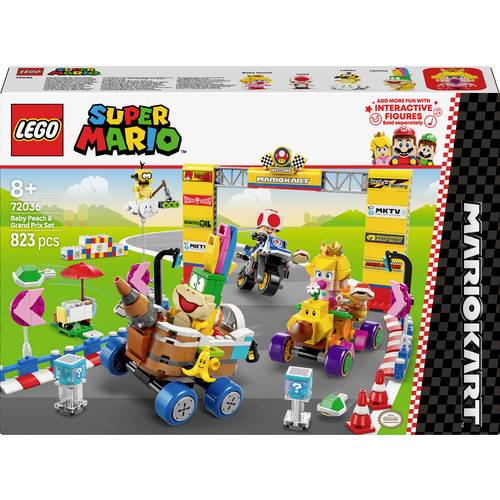 72036 LEGO® Super Mario™ Mario Kart™ – Baby Peach & Grand Prix–Set