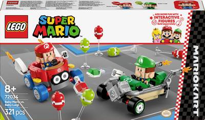 72034 LEGO Super Mario Mario Kart - Baby Mario vs. Baby Luigi
