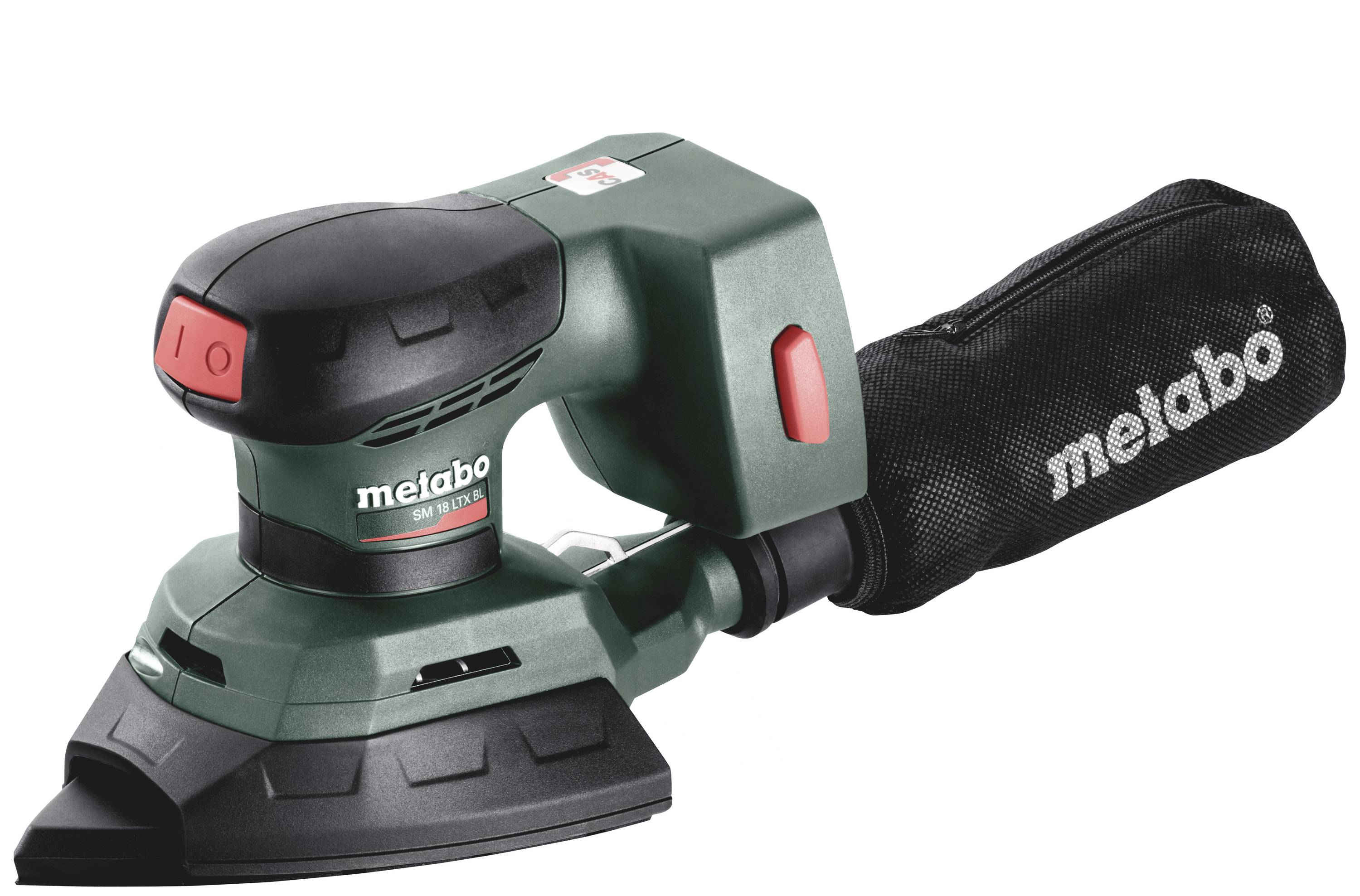Metabo SM 18 LTX BL 602089840 Multislip borstfri, inkl. väska, exkl. batteri/laddare, Utan laddare 18 V 100 x 150 mm