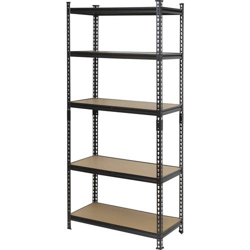 TOOLCRAFT TO-9919458 Schwerlastregal 120 kg (B x H x T) 800 x 1800 x 400 mm Metall, Hartfaser Anthrazit/Schwarz