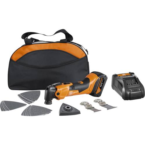 Fein AMM 500 PLUS 71293870000 Akku-Multifunktionswerkzeug inkl. Akku, inkl. Ladegerät, mit Zubehör 18 V 4 Ah