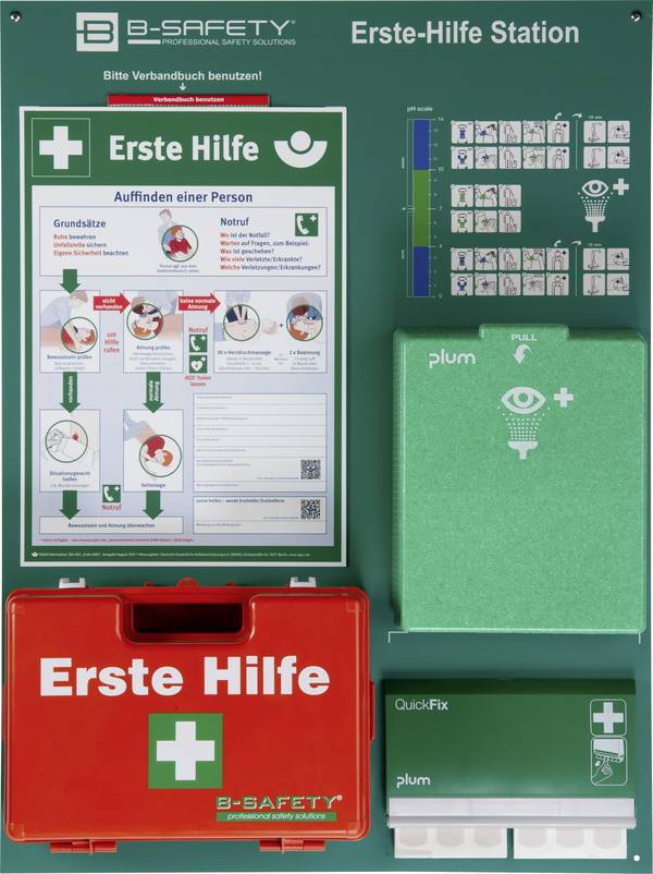 B-SAFETY Premium No.1 EH-ST8-157 Erste Hilfe Set (L x B x H) 600 x 800 x 600 mm passend für Inhalte gem. DIN 13157 und 13169