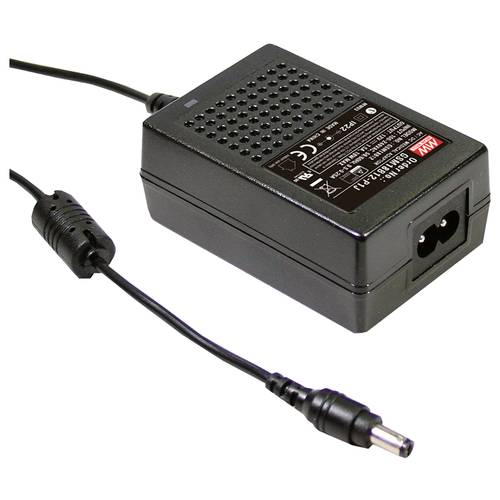 MEAN WELL GSM18B24-P1J Tischnetzteil, Festspannung 24 V 0.75 A 18 W