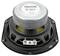 Runder Lautsprecher von Visaton, Modell W 150 X, mit Metallgehäuse und Anschlussklemmen, geeignet für Audioanwendungen.