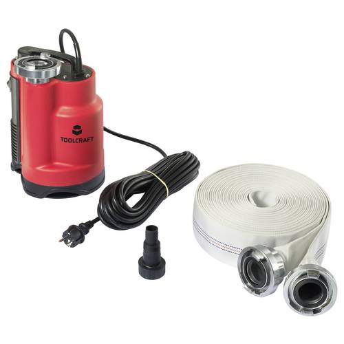 TOOLCRAFT TO-9920238 Schmutzwasser-Tauchpumpe 13000 l/h 9 m