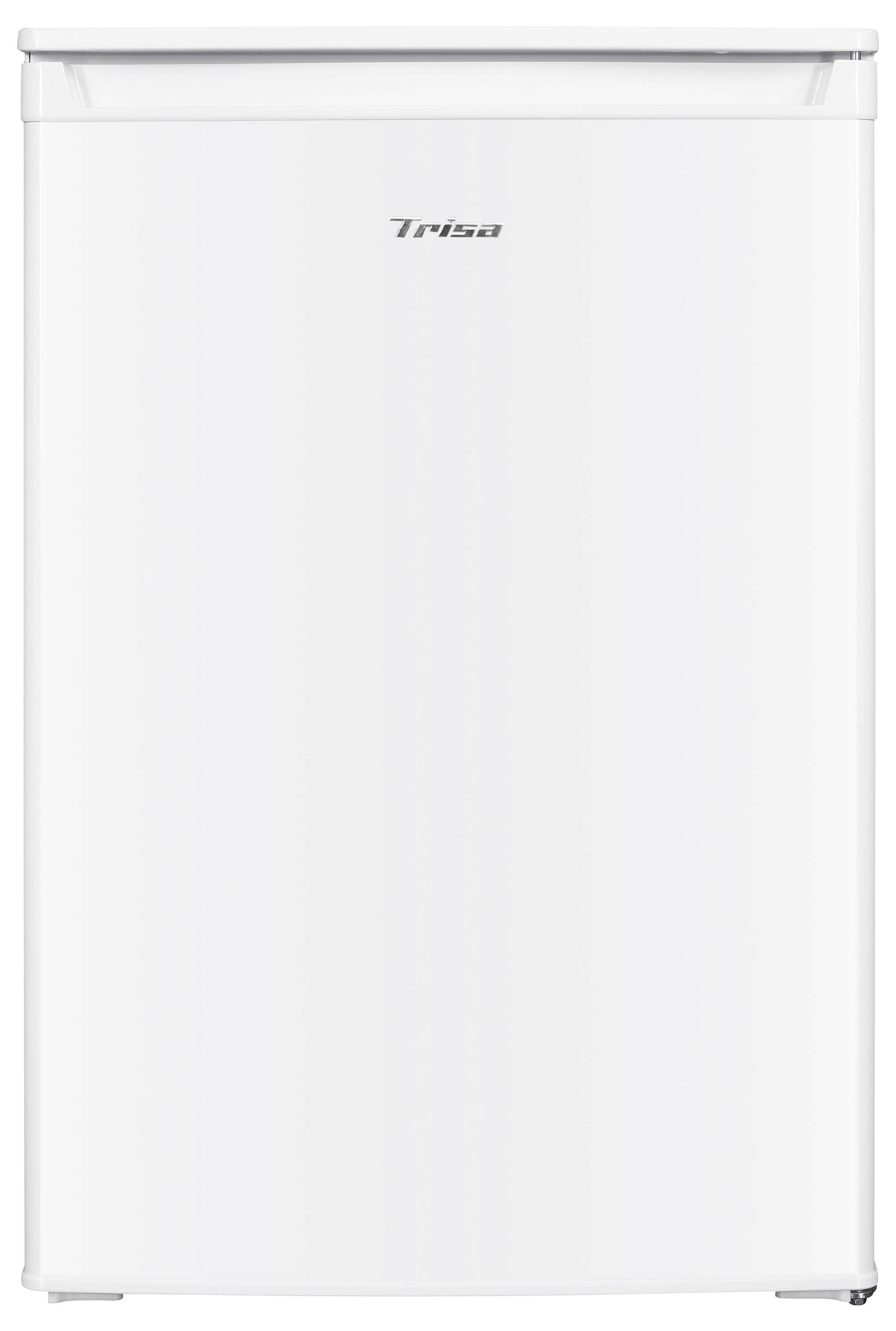 Weißer, freistehender Kühlschrank von Trisa.