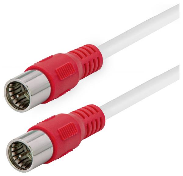 Maxtrack Antennen, SAT Anschlusskabel [1x F-Stecker - 1x F-Stecker] 1.50 m   Weiß
