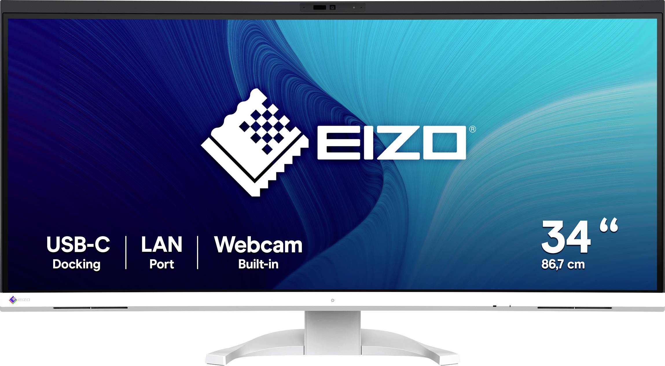 EIZO EV3450XC FlexScan Monitor LED ERP F (A - G) 86.6 cm (34.1 pollici) 3440 x 1440 Pixel 21:9 5 ms DisplayPort, HDMI ™, USB 3.2 (Gen 1x1), USB-C® (US