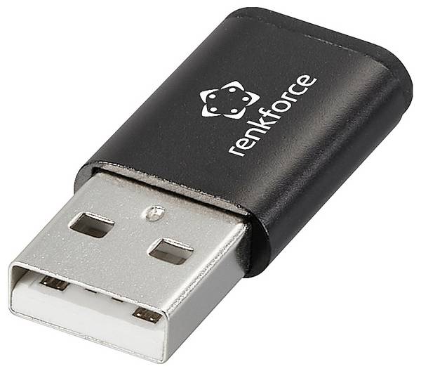 Renkforce USB Datenblocker Adapter [1x USB-A Stecker - 1x USB-C® Buchse] RF-6615904