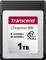 CFexpress-Speicherkarte von Transcend mit 1 TB Kapazität. Lese-/Schreibgeschwindigkeit: 3500MB/s / 2800MB/s. Modell: CFexpress 900.