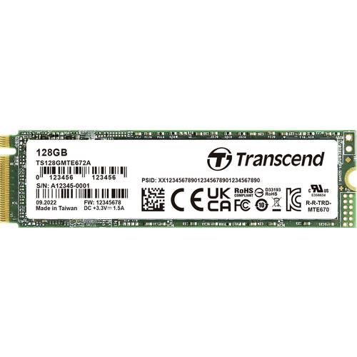 Thumbnail - Transcend 128 GB Interne PCIe SSD TS128GMTE672A-VS1