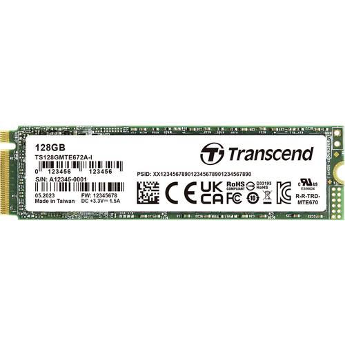 Thumbnail - Transcend 128 GB Interne PCIe SSD TS128GMTE672AI-VS1