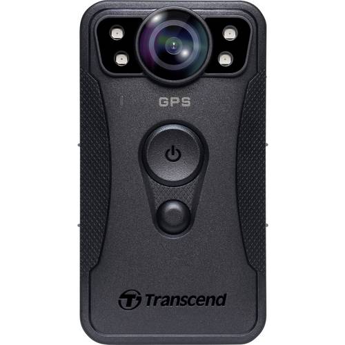 Transcend TS128GDPB40A Bodycam Spritzwassergeschützt, GPS, Interner Speicher