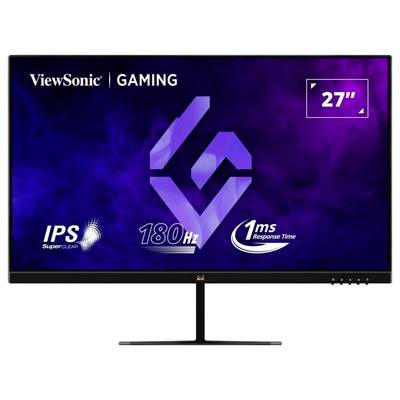 Gaming-Monitor mit 27-Zoll-Bildschirm, 180 Hz Bildwiederholrate und 1 ms Reaktionszeit, geeignet für flüssiges Gameplay.