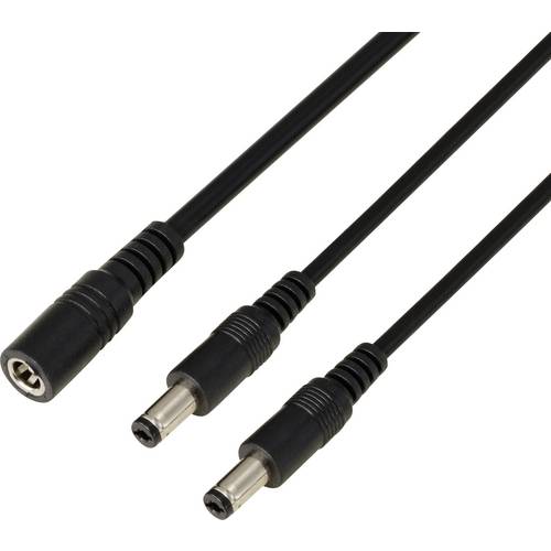 TRU COMPONENTS TC-13232704 DC-Steckverbinder Buchse - Stecker 5.5 mm 2.1 mm 41.2 cm 1 St.