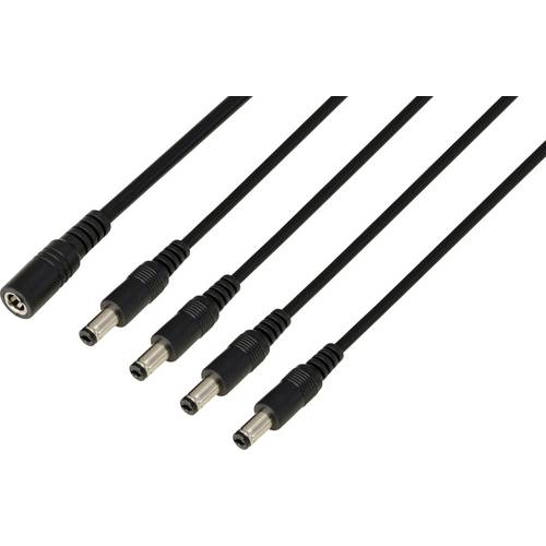 TRU COMPONENTS TC-13232712 DC-Steckverbinder Buchse - Stecker 5.5 mm 2.1 mm 41.2 cm 1 St.